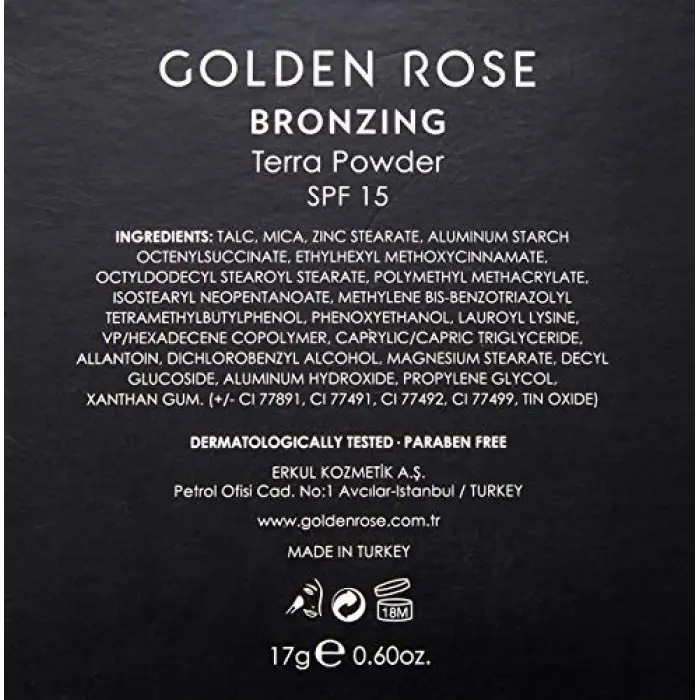 Bronzing Terra Powder Bronzlaştırıcı Pudra (103)