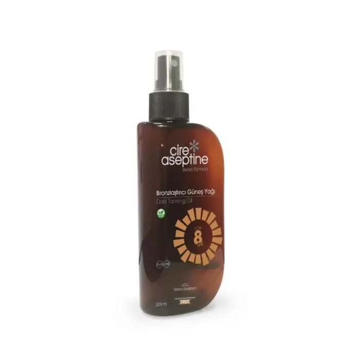 Bronzlaştırıcı Güneş Yağı 8 SPF 200 ml