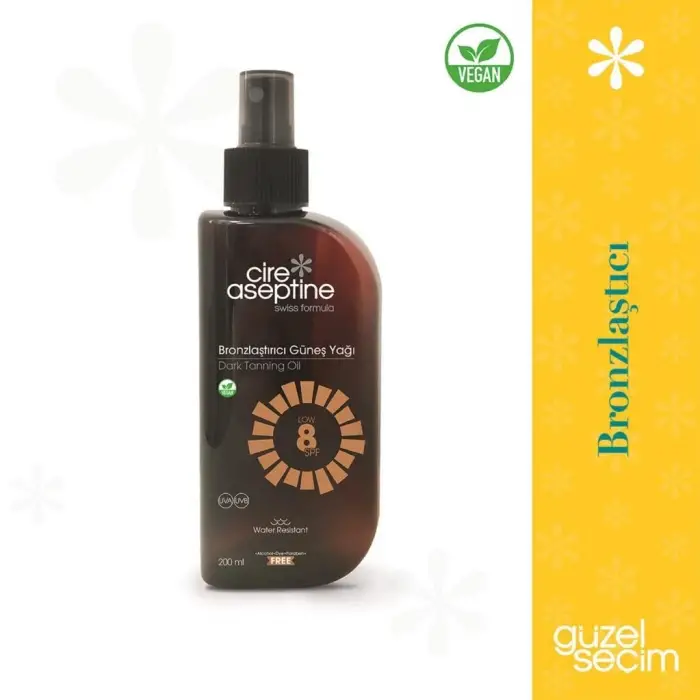 Bronzlaştırıcı Güneş Yağı 8 SPF 200 ml