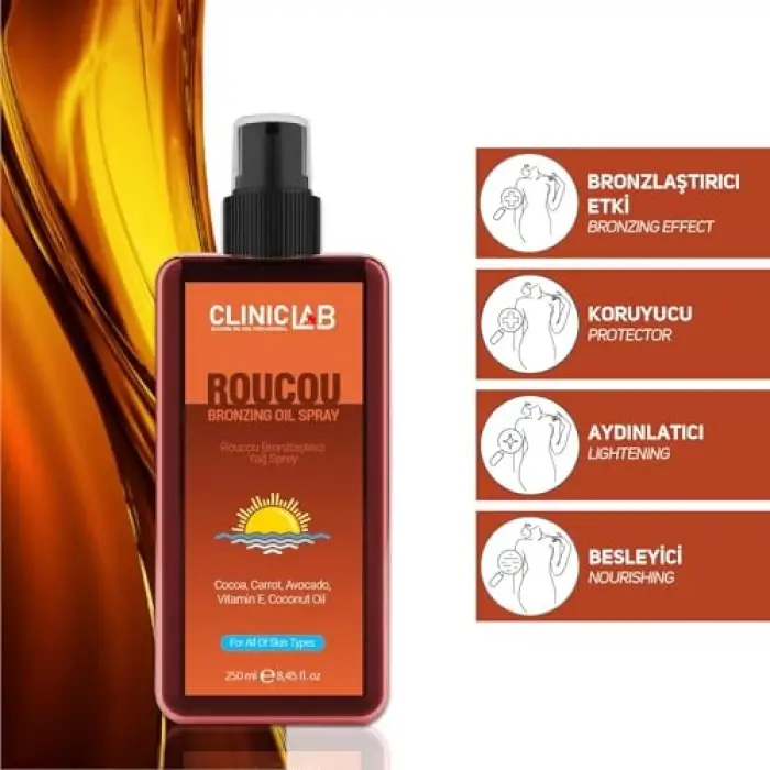 Bronzlaştırıcı Yağ Sprey 250 ml