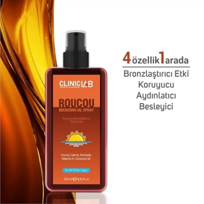 Bronzlaştırıcı Yağ Sprey 250 ml