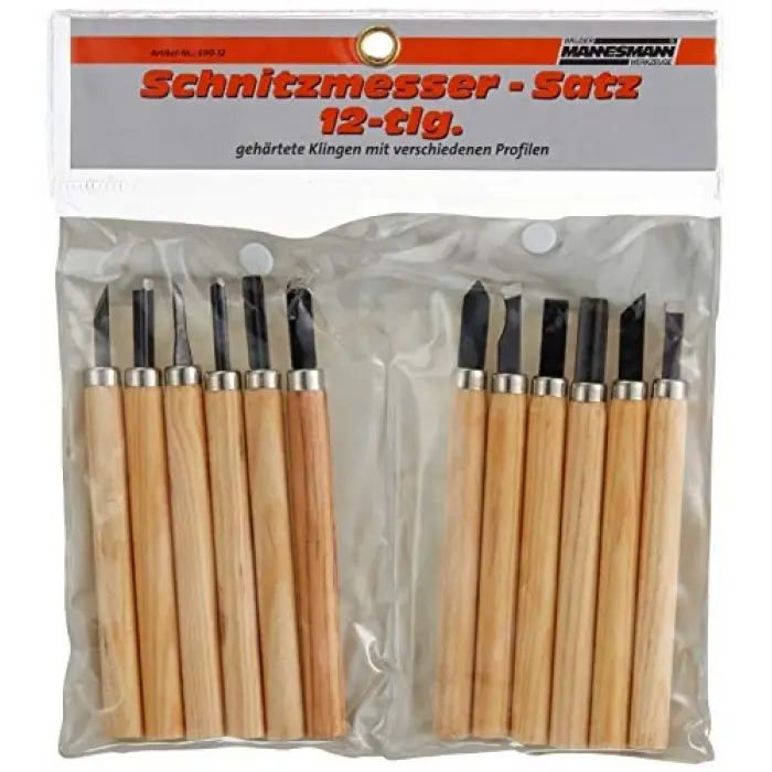 Brüder Oyma Bıçağı Seti, 12 Parça, M 690-12, Bej