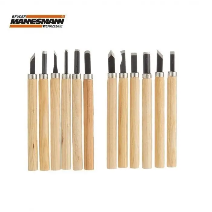 Brüder Oyma Bıçağı Seti, 12 Parça, M 690-12, Bej