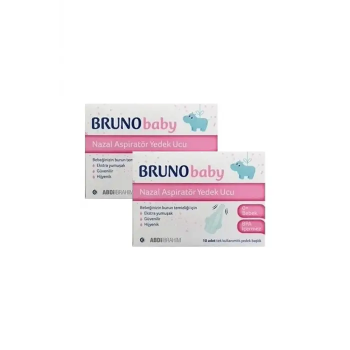 Bruno Baby Nazal Aspiratör Yedek Ucu, 2 Adet