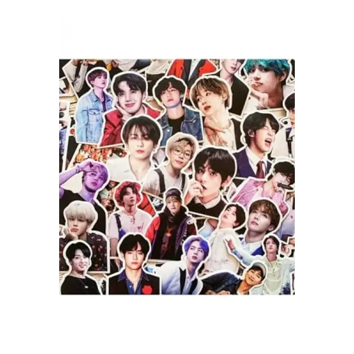 Bts Baskılı 100lü Sticker Seti