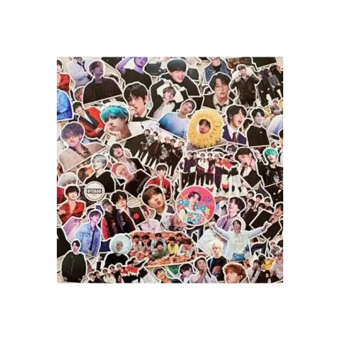Bts Baskılı 100lü Sticker Seti