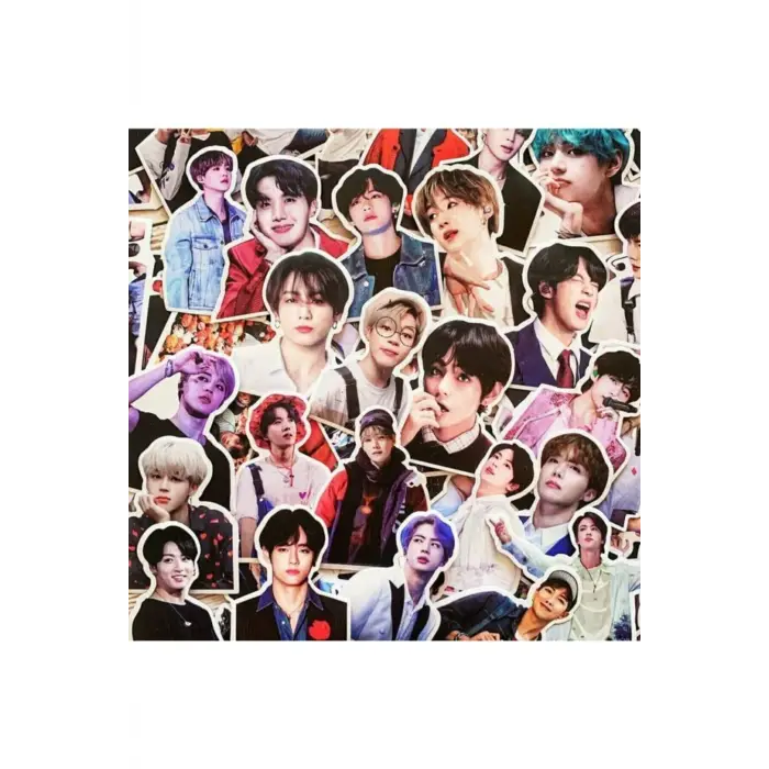Bts Baskılı 100lü Sticker Seti
