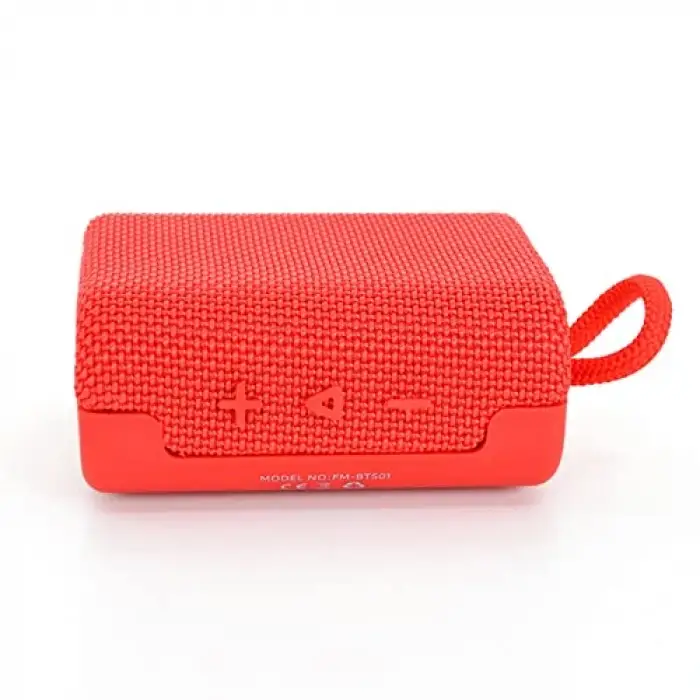BTS01 Taşınabilir Bluetooth Hoparlör, Kırmızı