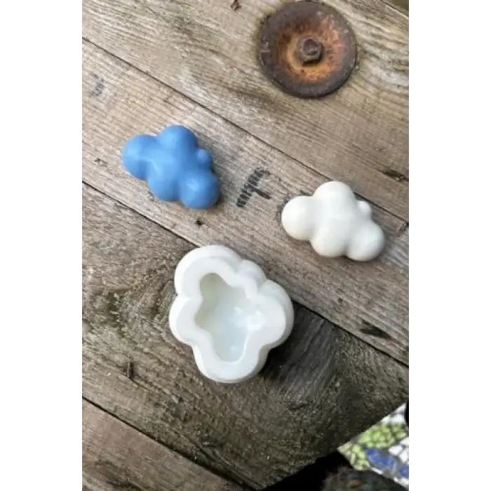 Bubble Bulut 3D Mum Kalıbı, Silikon