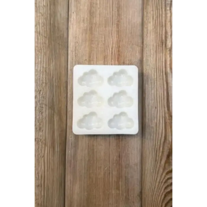Bubble Bulut Mini Altılı Silikon Mum Kalıbı