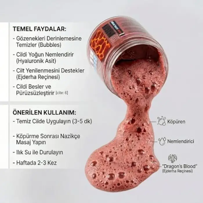bubble clay yüz maskesi 100 ml