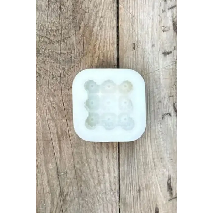 Bubble kabak silikon mum kalıbı, tekli, 1 adet