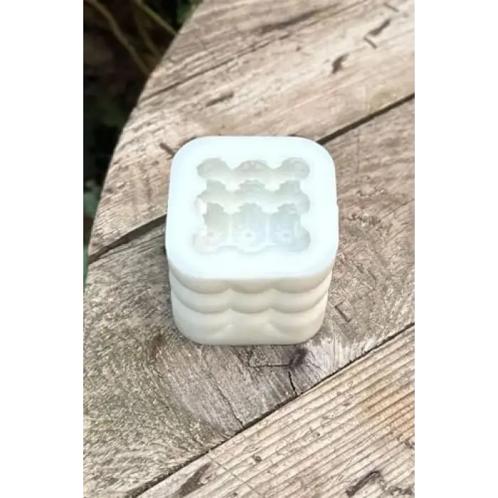 Bubble kabak silikon mum kalıbı, tekli, 1 adet