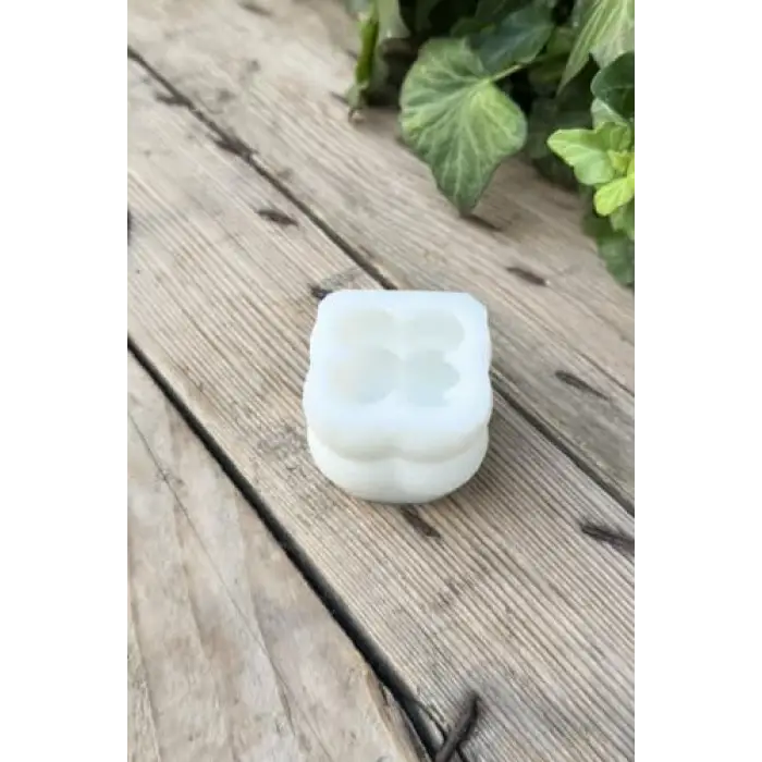 Bubble Küp Mini Tekli Mum Kalıbı (Silikon) 1 Adet
