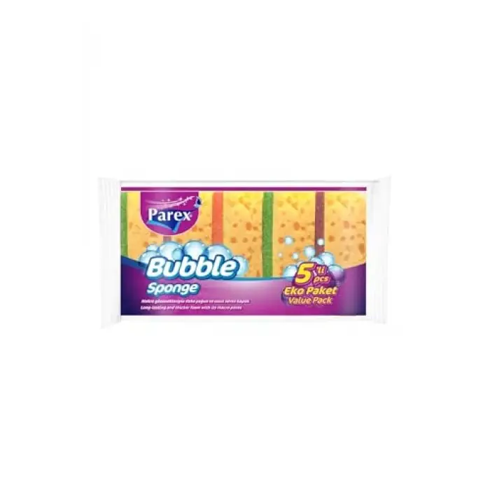 Bubble Sünger Düz 5li