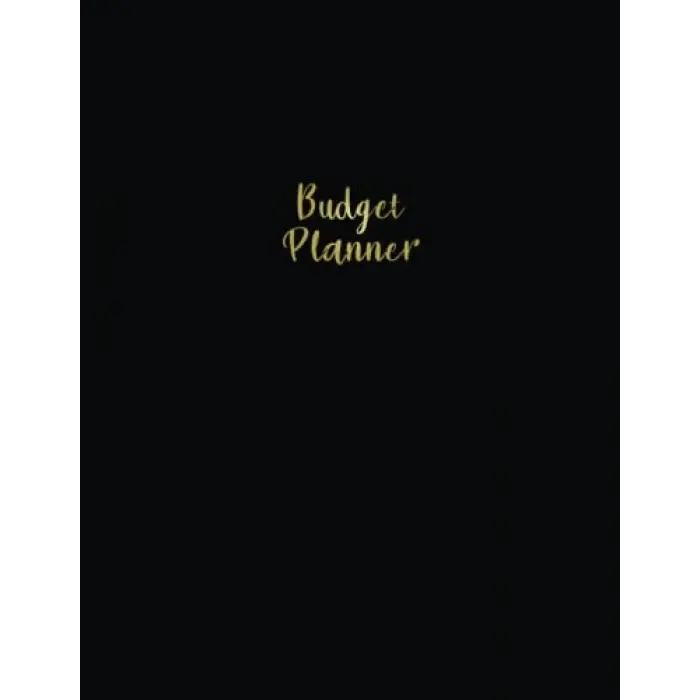 Budget Planner, Undated Monthly Budget Planner, Bill Payment Organizer, Daily Expense Tracking, Modern Black and Gold