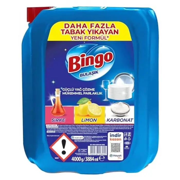 Bulaşık Deterjanı Bidon 4 Kg