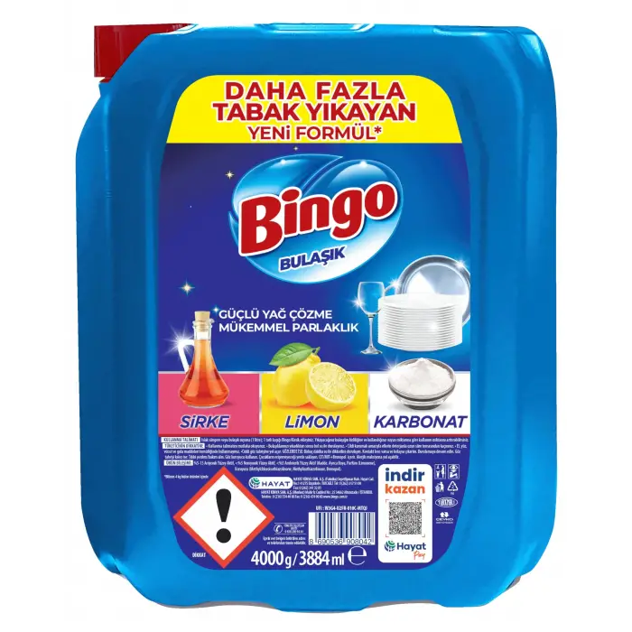 Bulaşık Deterjanı Bidon 4 Kg