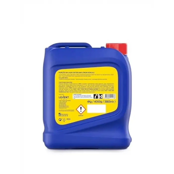 Bulaşık Elde Yıkama Deterjanı, Limon Kokulu, 4 Kg
