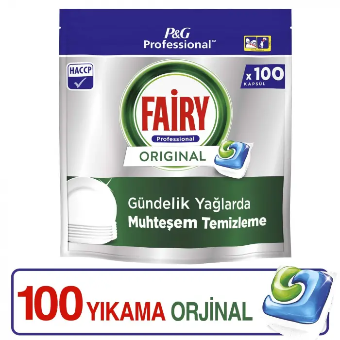 Bulaşık Makinesi Deterjanı Kapsülü 100 Yıkama