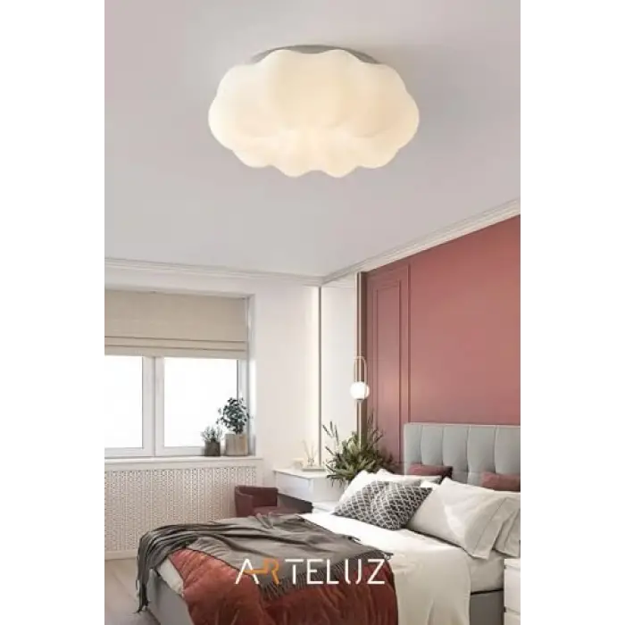 Bulut Model Modern Plafonyer Avize, 55 cm