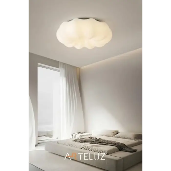 Bulut Model Modern Plafonyer Avize, 55 cm