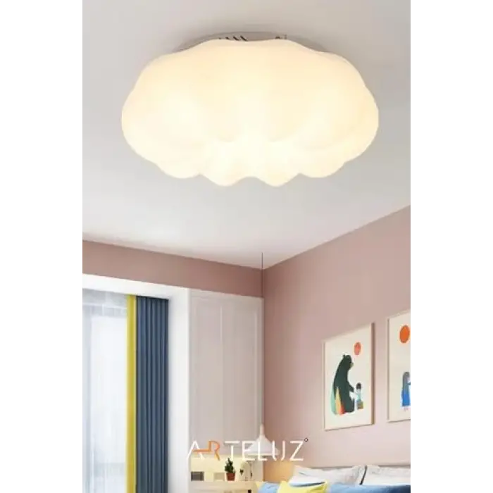 Bulut Model Modern Plafonyer Avize, 55 cm