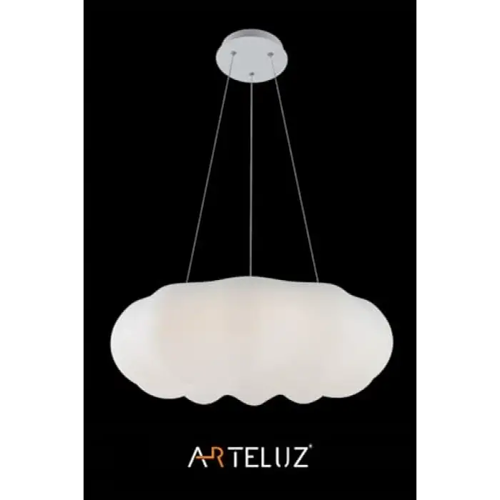 Bulut Model Modern Sarkıt Avize, 55 cm