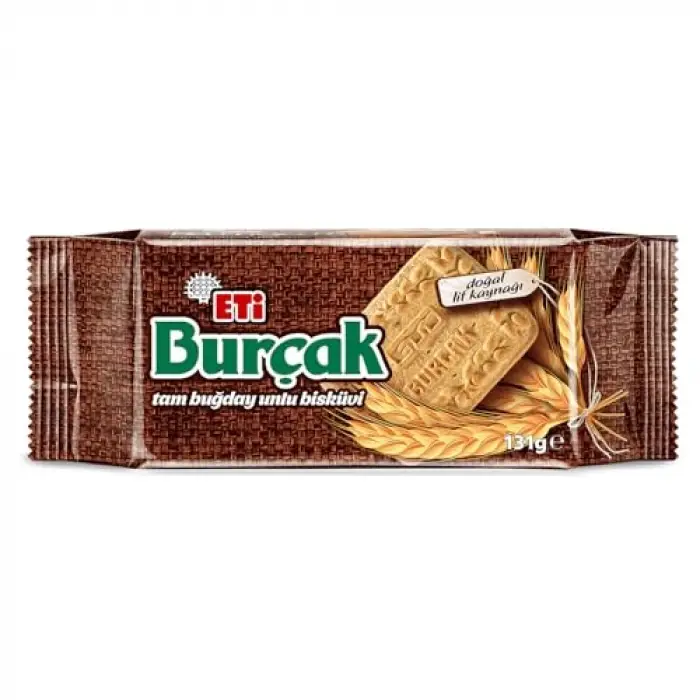 Burçak Tam Buğday Unlu Bisküvi 131 g
