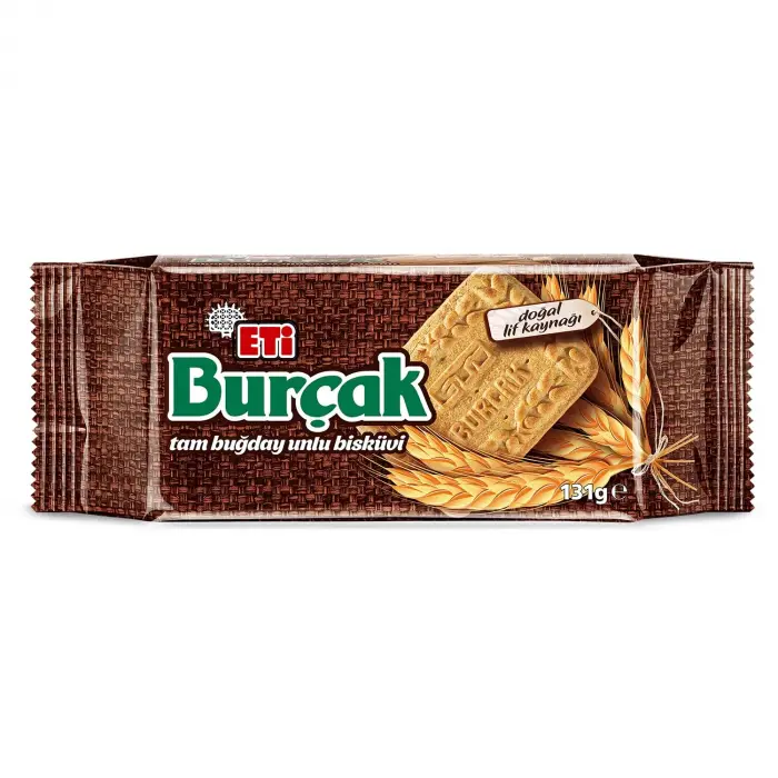 Burçak Tam Buğday Unlu Bisküvi 131 g