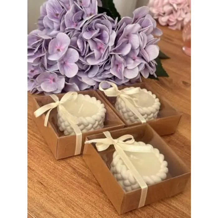 Burgu Desenli Mum -5adet