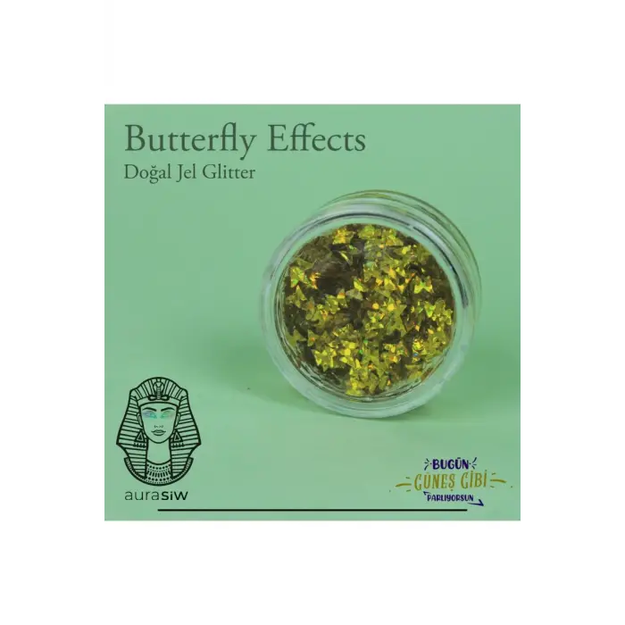 Butterfly Effects - Jel Formlu Doğal Glitter