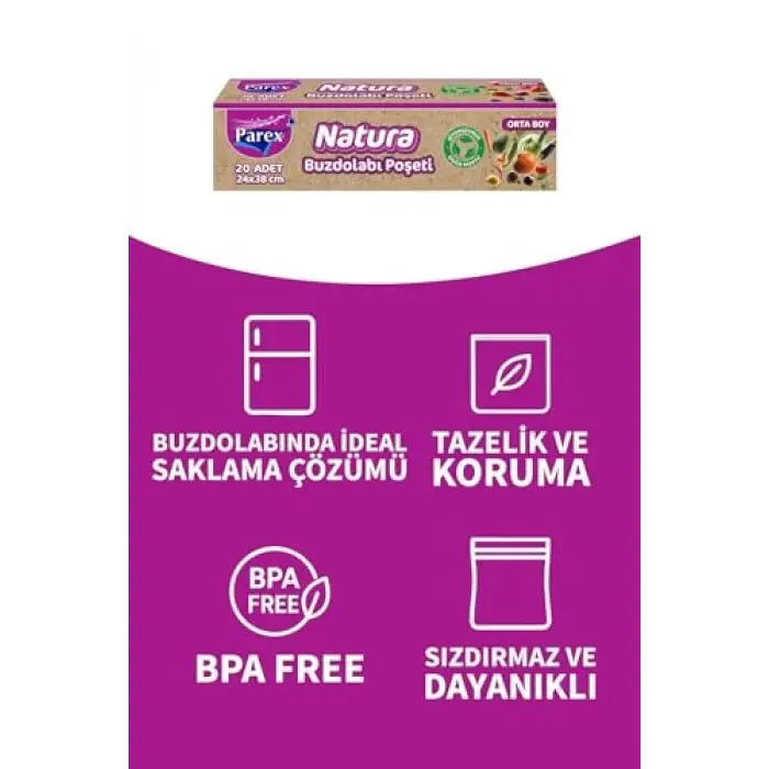 Buzdolabı Poşeti Orta Boy 20li