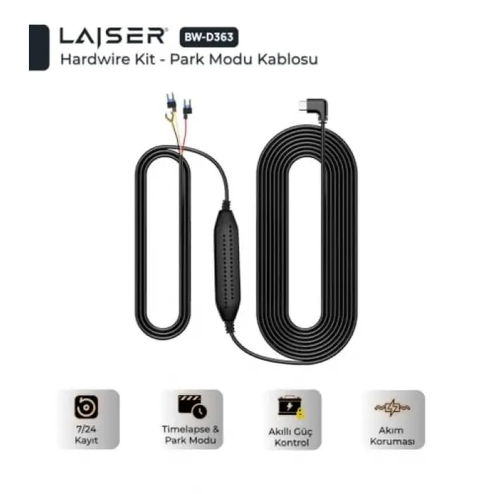 BW-D363 Hardwire Kit Park Modu Kablosu Type-C