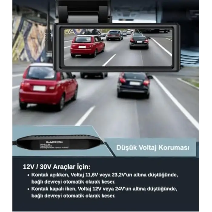 BW-D363 Hardwire Kit Park Modu Kablosu Type-C