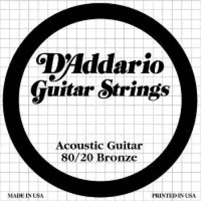 Bw023 Akustik Tek Tel, 80/20 Bronze Wound, 023, (Sol) Pa