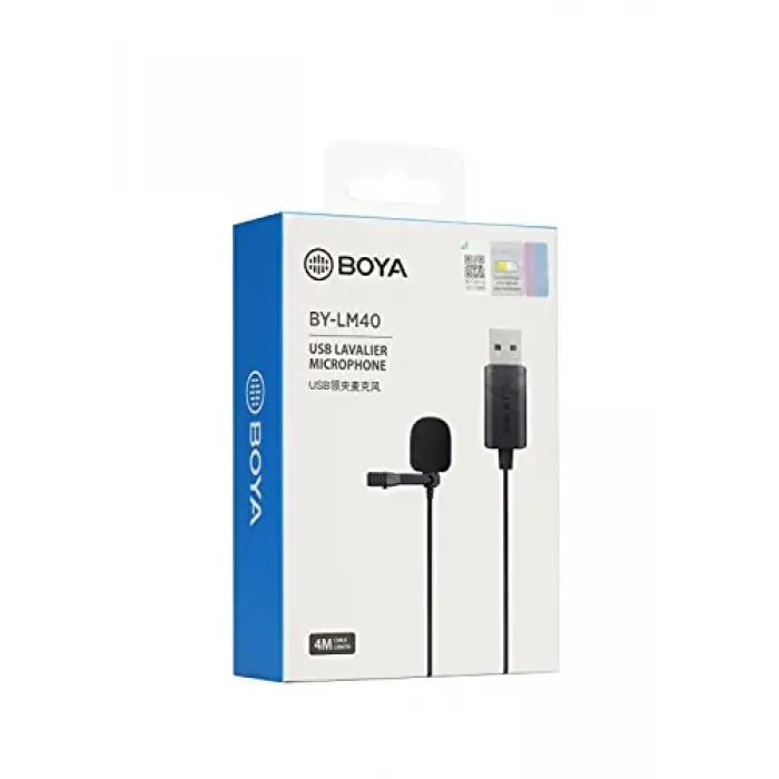 BY-LM40 Dijital USB Yaka Mikrofonu