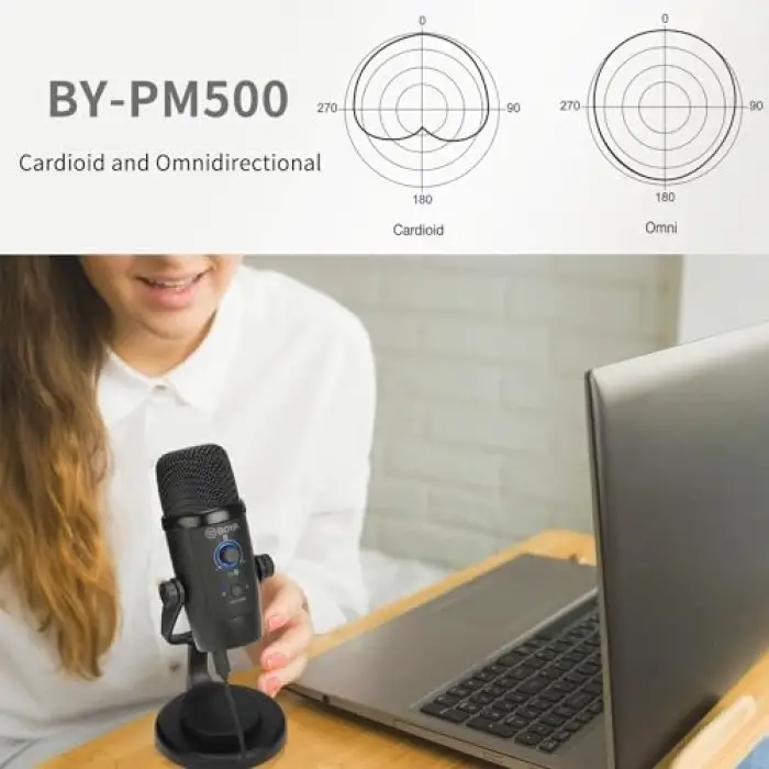 BY-PM500 USB Kondenser Mikrofon