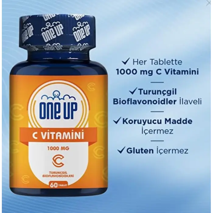 C Vitamini 1000 Mg 60 Tablet AROMASIZ Renkli