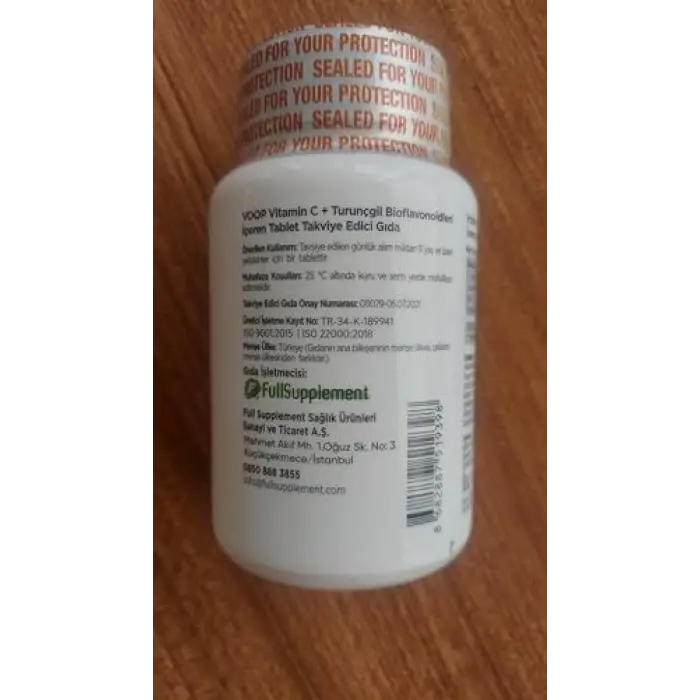 C Vitamini 1000 Miligram 30 Tablet