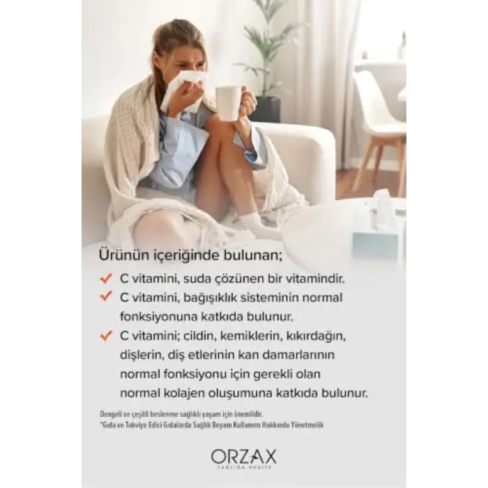 C Vitamini 30 Tablet X2 Adet