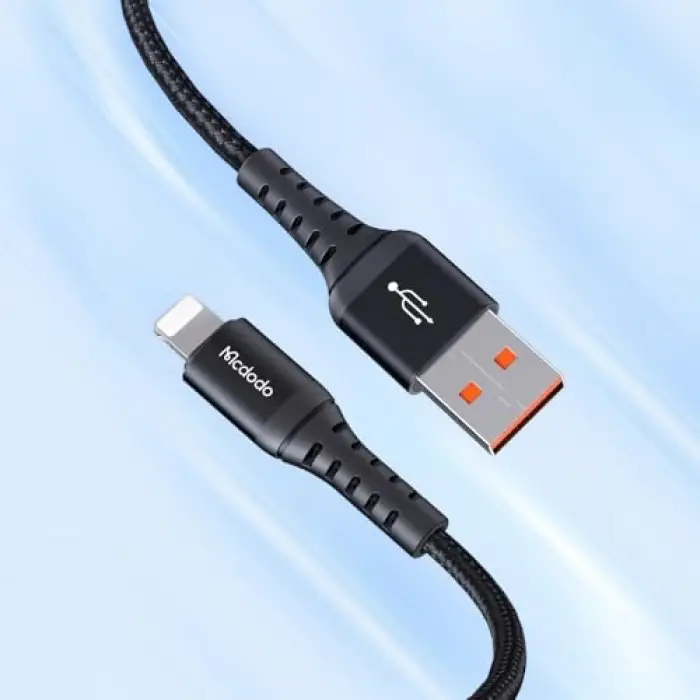 CA-2261 İphone Hızlı Data-Şarj Kablo 3A 1Mt - Siyah