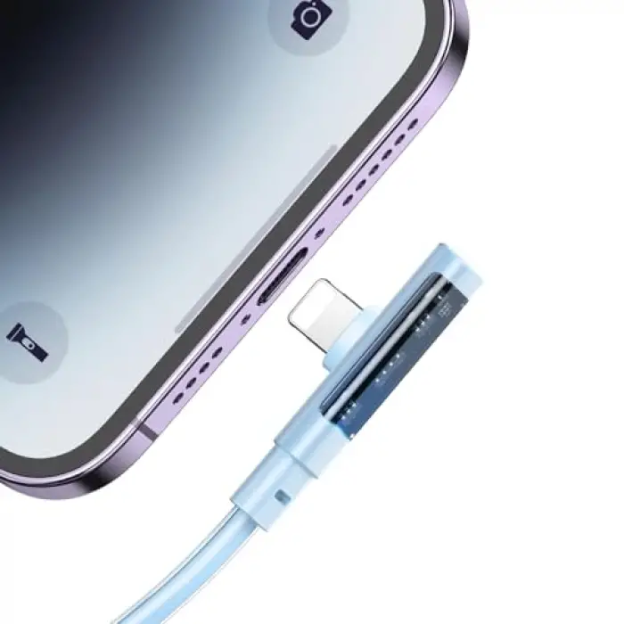 CA-3415 USB-A to Lightning 3A 20W L Kablo, 1.8m, Mavi