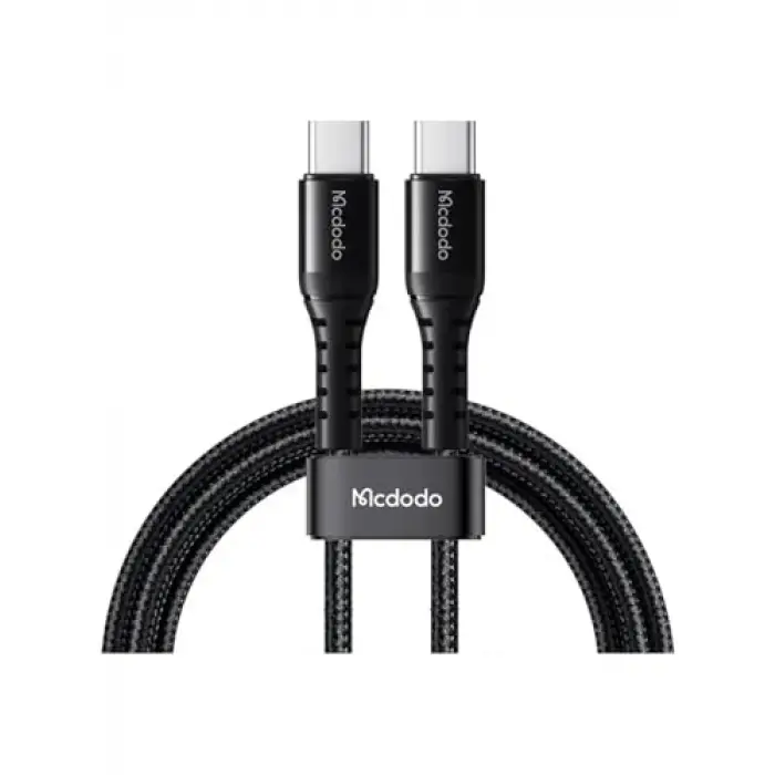 CA-5643 60W 3A TYPE-C To TYPE-C Şarj ve Data Kablosu Siyah - 2m