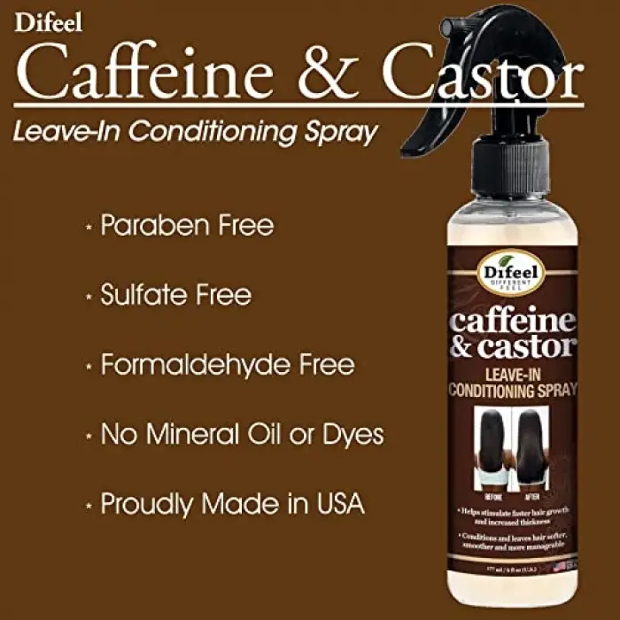 Caffeine & Castor Durulanmayan Saç Bakım Spreyi 177ML