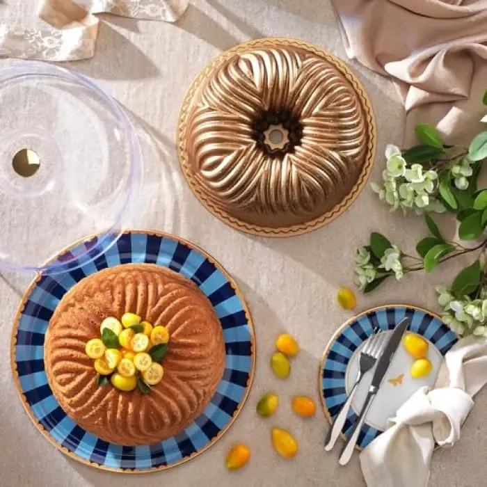 Cakehaus döküm kek kalıbı, 1 Parça, bronz