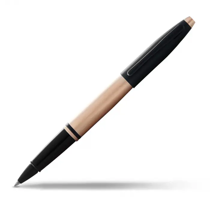 Calais Rollerball (Hediye Kutusu Dahil) Pembe Altın/Siyah