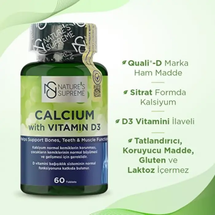 Calcium with Vitamin D3 60 Tablet