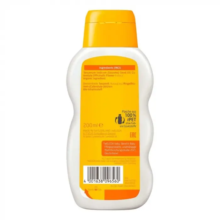 Calendula Organik Parfümsüz Bebek Yağı 200 ml
