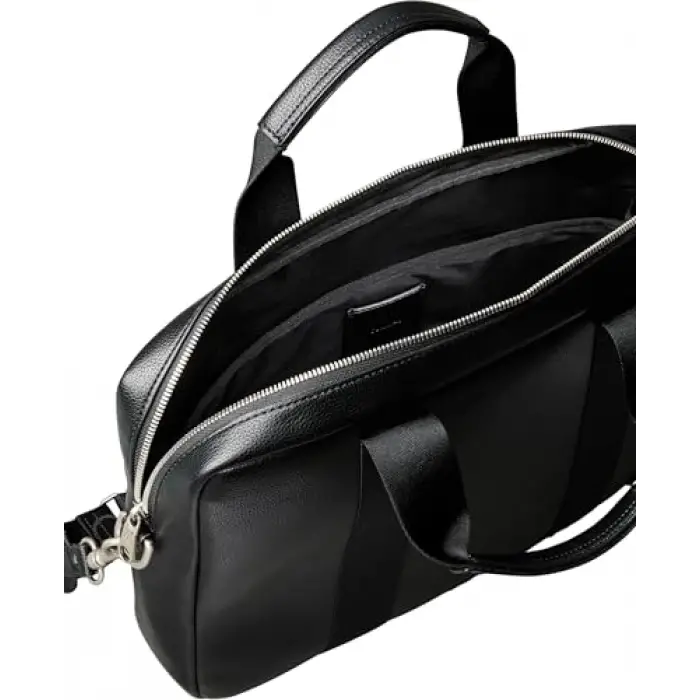 Calvin Klein Webbing Strap Laptop Bag Erkek Çanta, Siyah, Tek Beden